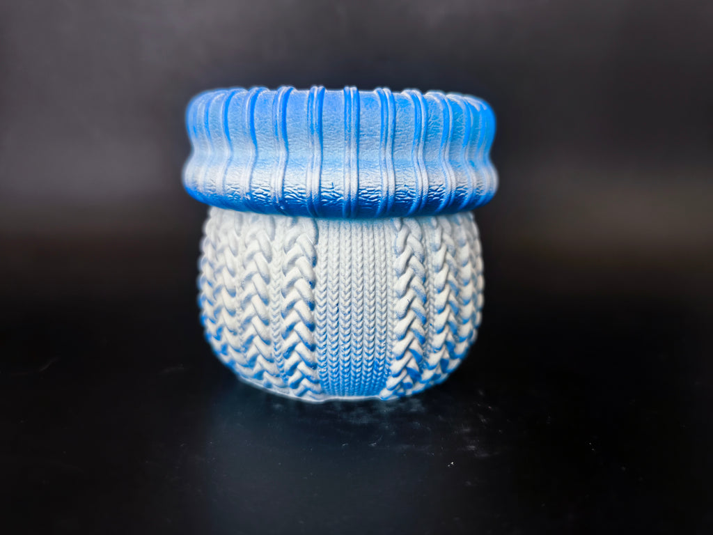 Kötött pulóver váza Baby blue