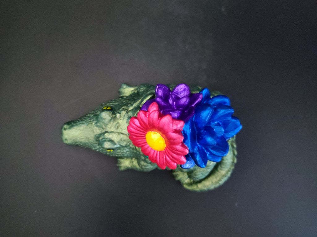 Krokodil dísz Bloom