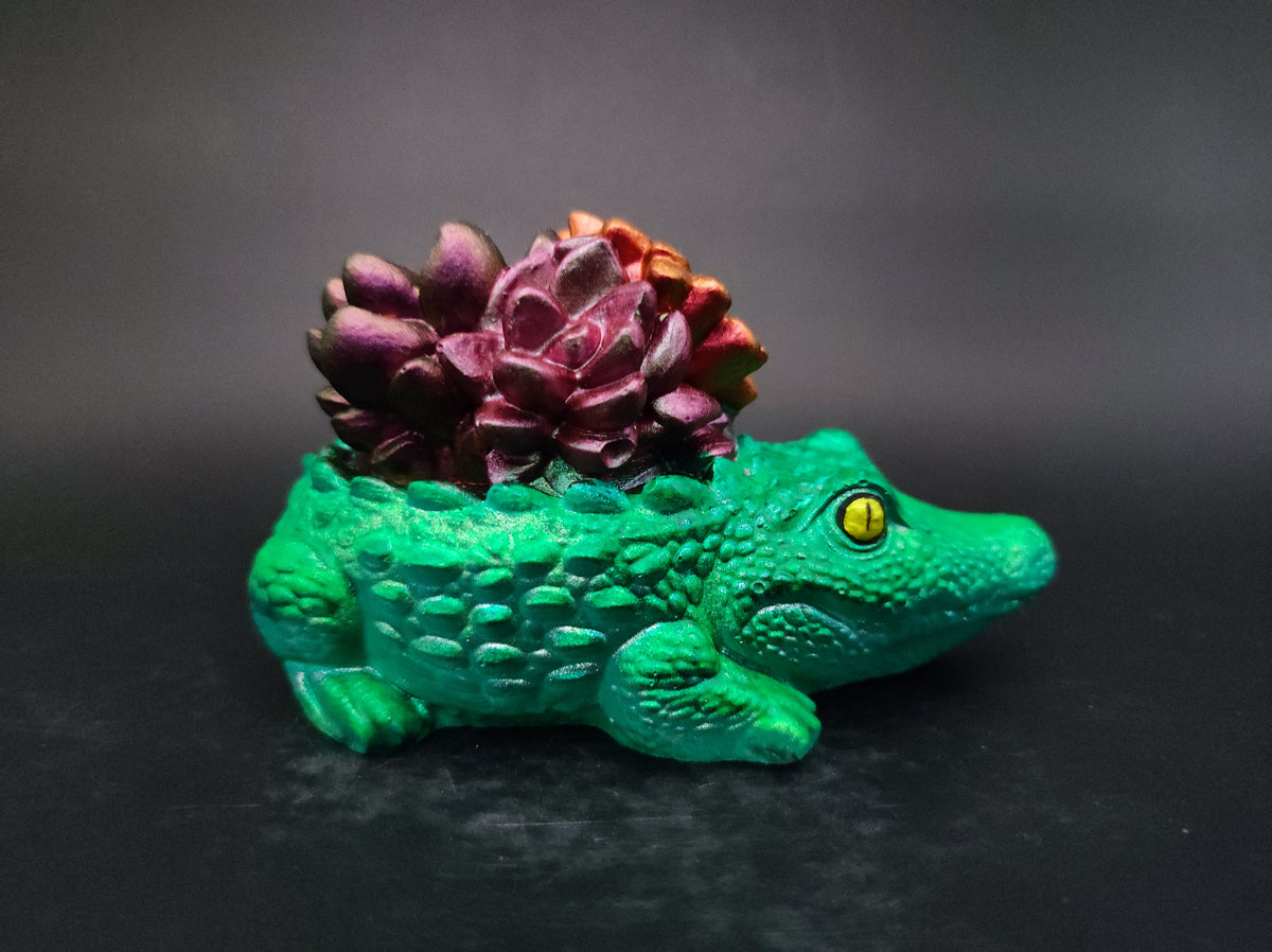 Krokodil dísz Flora