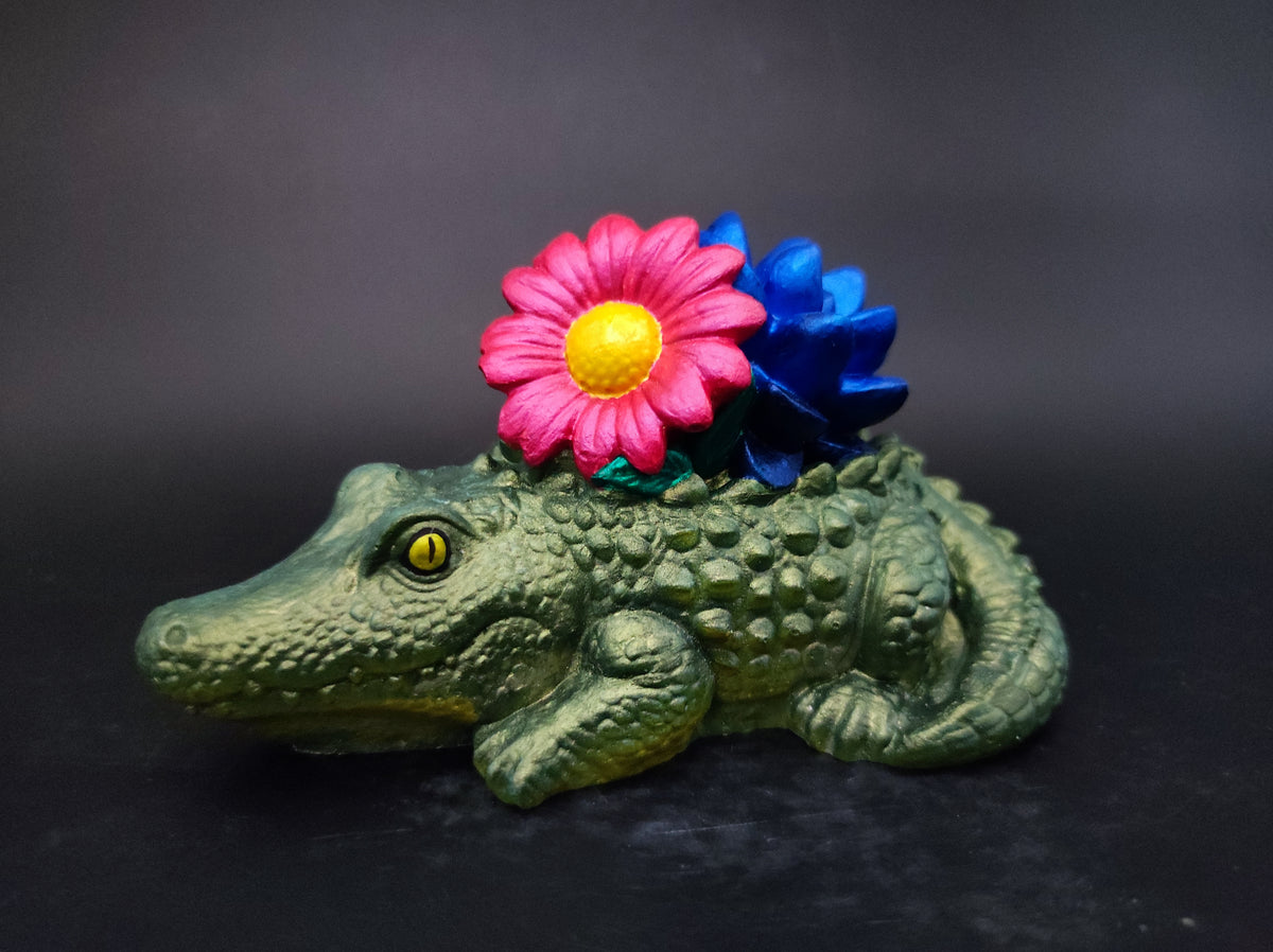 Krokodil dísz Bloom