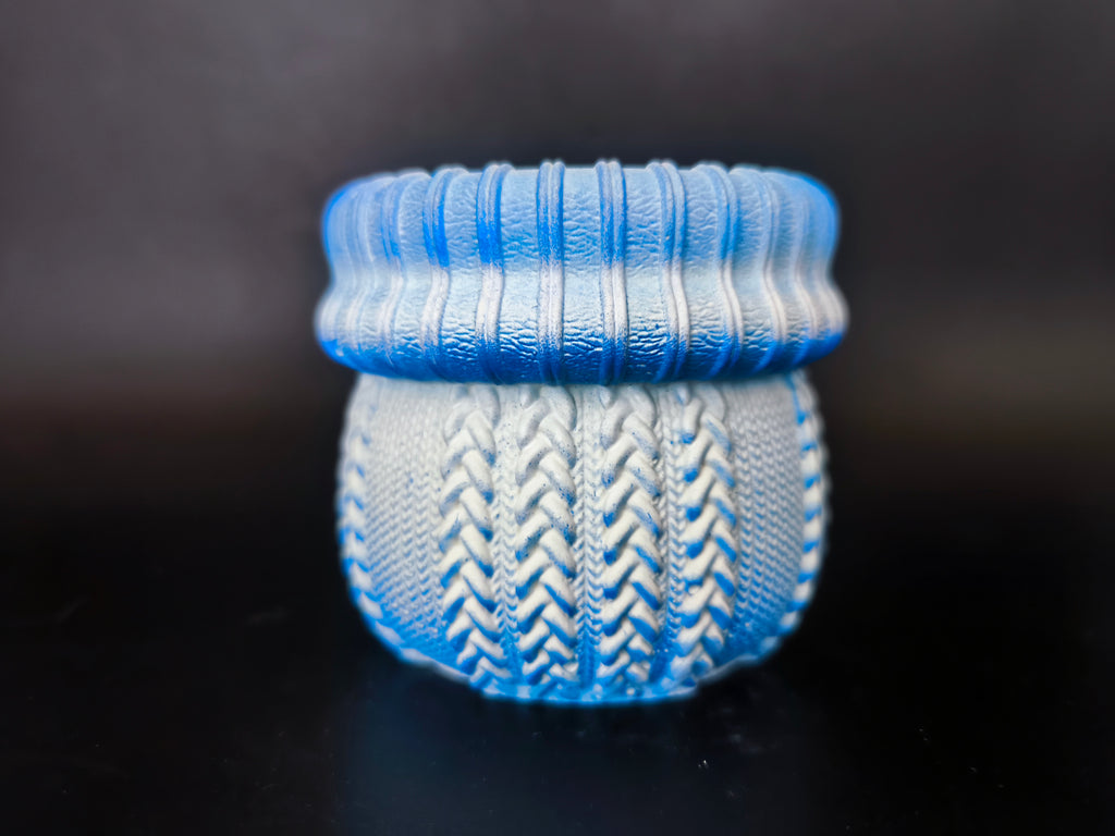 Kötött pulóver váza Baby blue